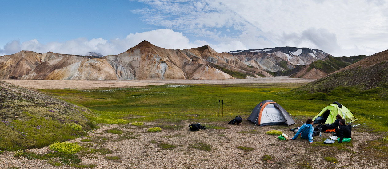 Bivouac à Hattver, vallée de Jökulgil