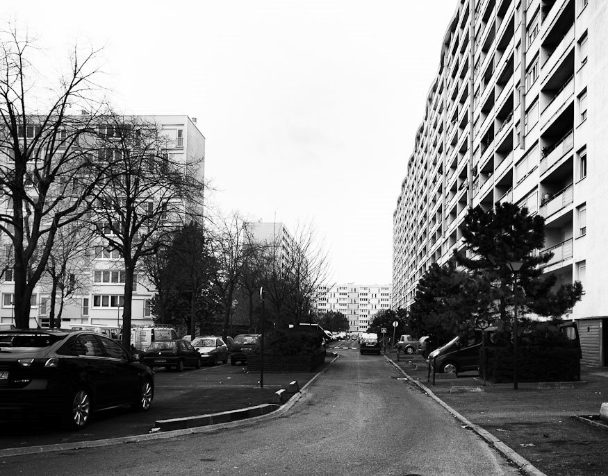 Angle des rues Claude Debussy et Rossini, Bagneux, 2013 