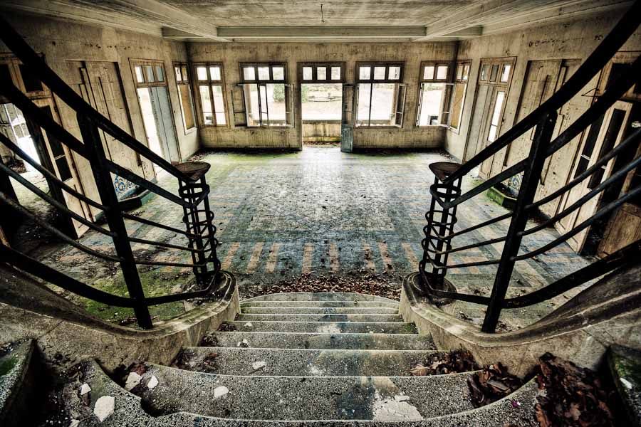 Les escaliers de la maison de repos pour femmes