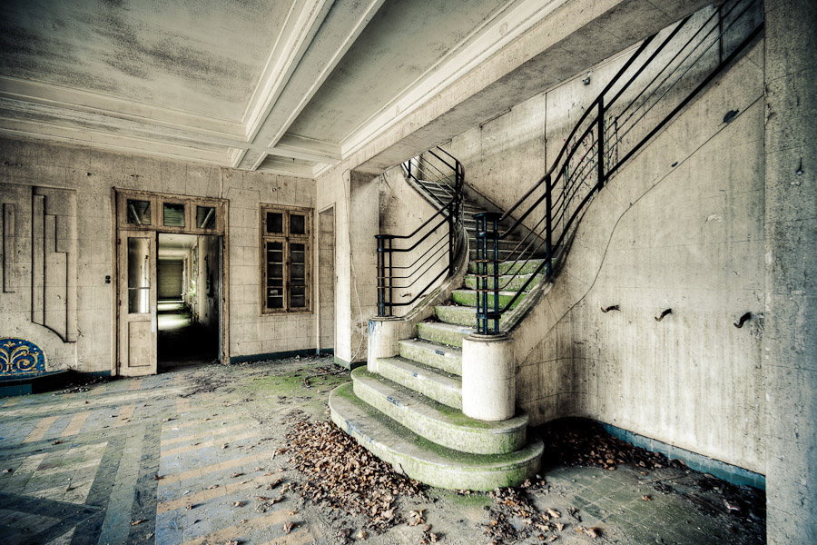 Escalier de la maison de repos