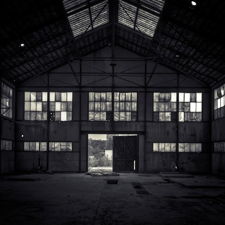 Hall de l'usine Yorkshire Les bâtiments sont inscrits à l'inventaire général du patrimoine culturel